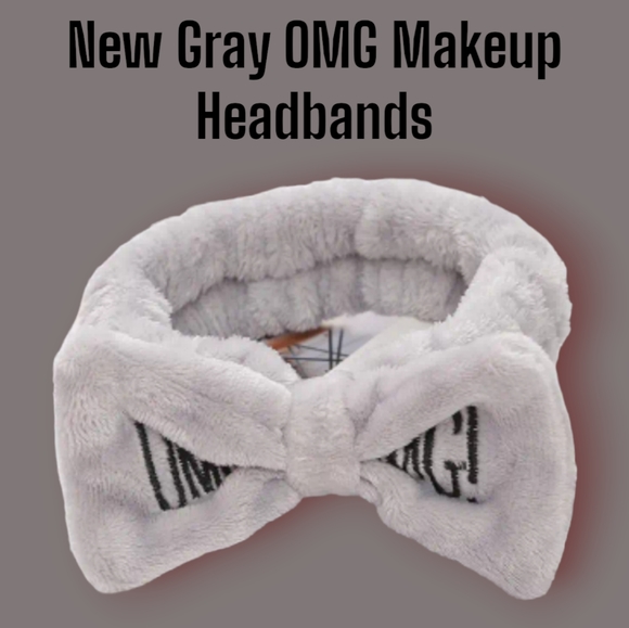 Soft & Fluffy "OMG" Hair Headband With Bow - Picture 2 of 10